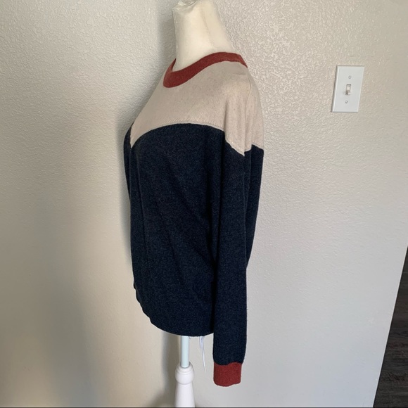 Madewell colorblock yoke pullover sweater size xs - Picture 9 of 9